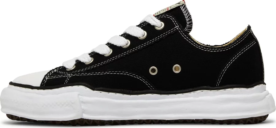 Maison Mihara Yasuhiro Peterson OG Sole Canvas Low Black - Image 2