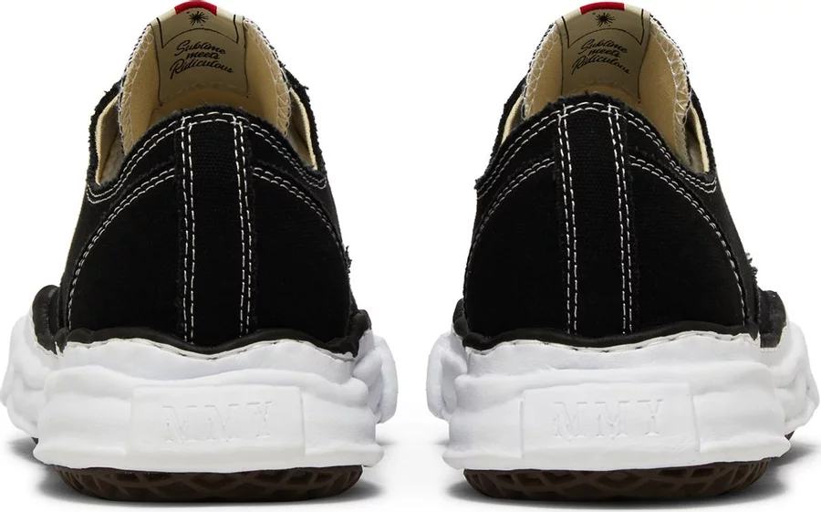 Maison Mihara Yasuhiro Peterson OG Sole Canvas Low Black - Image 3