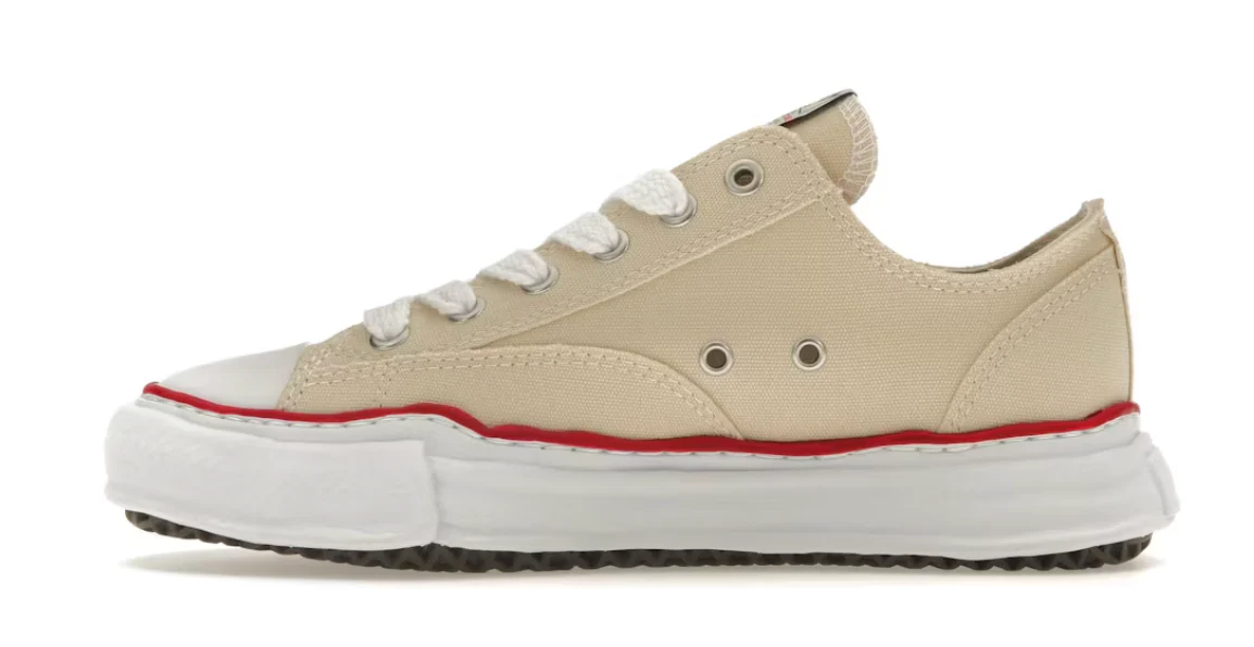 Maison Mihara Yasuhiro Peterson OG Sole Canvas Low Natural - Image 2