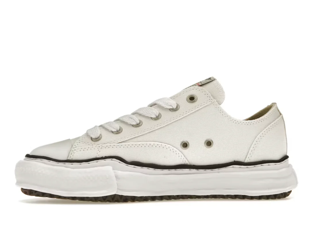 Maison Mihara Yasuhiro Peterson OG Sole Canvas Low White - Image 3