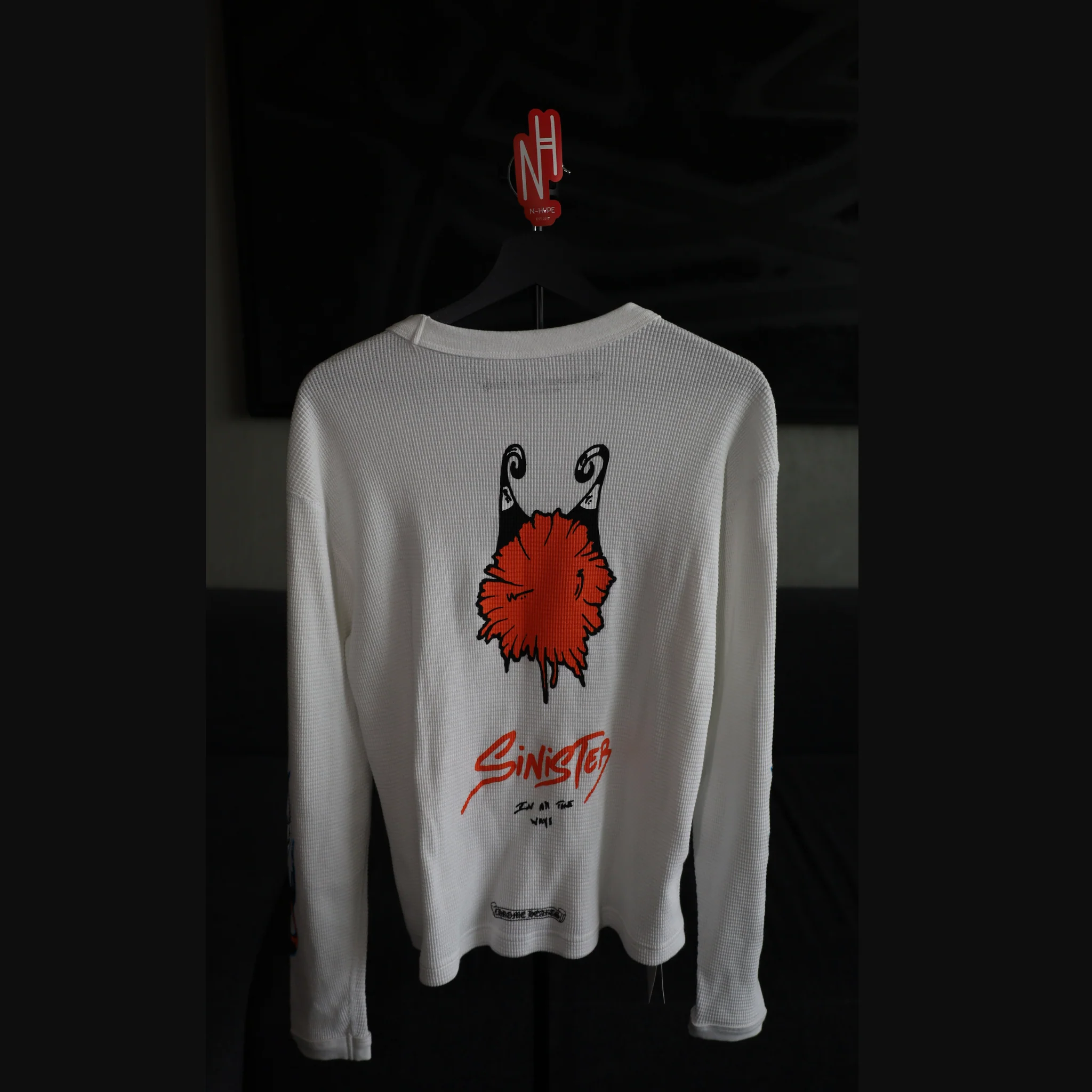 Matty Boy x Chrome Hearts Thermal White Long Sleeve - Image 2