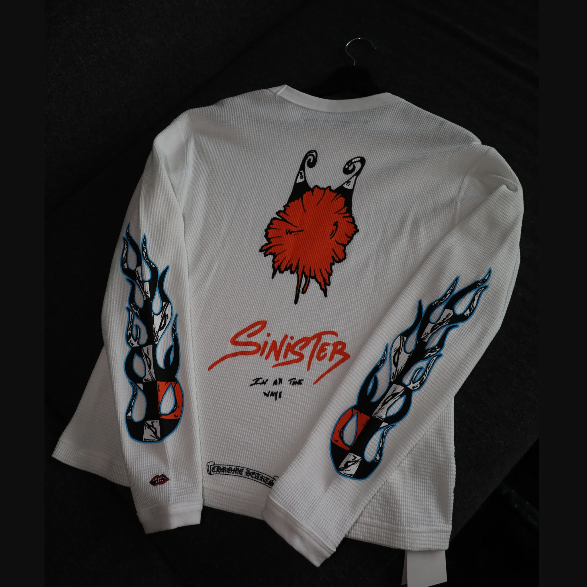 Matty Boy x Chrome Hearts Thermal White Long Sleeve - Image 3