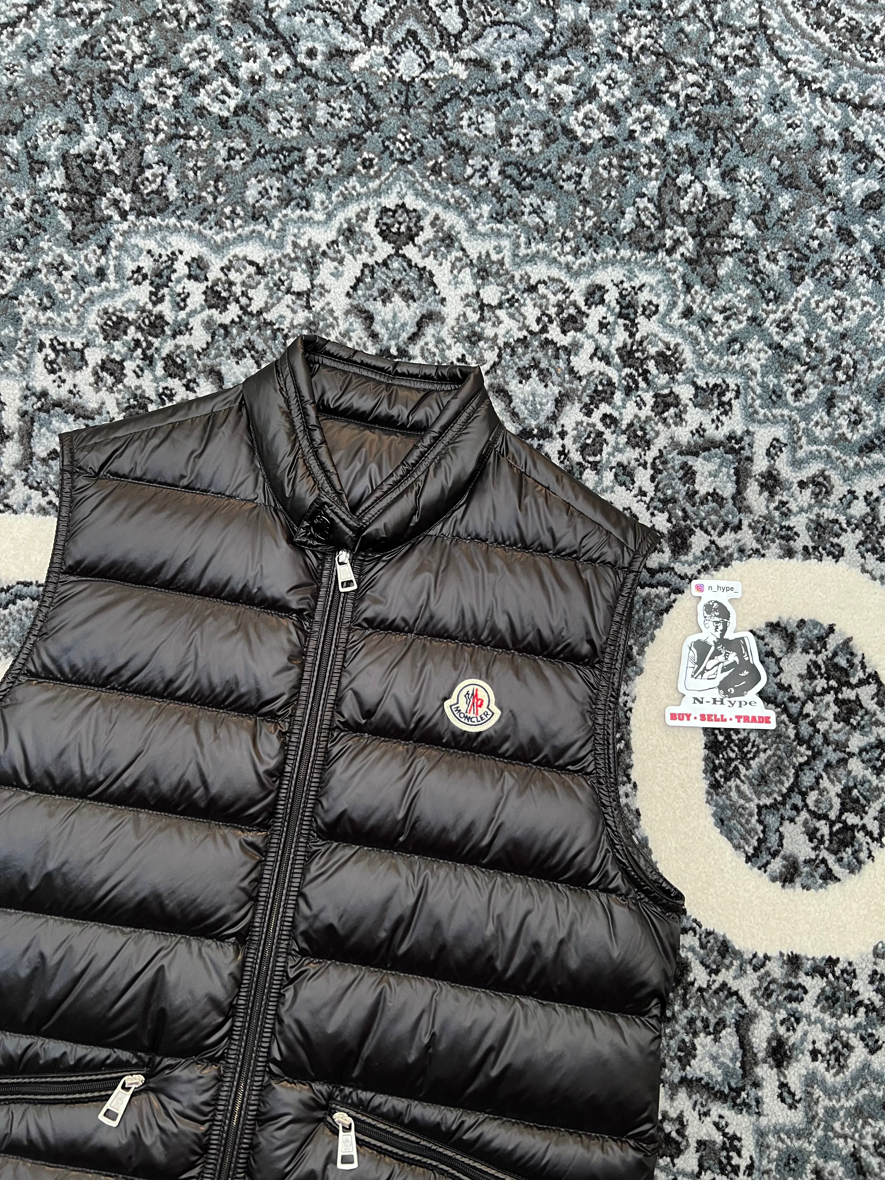 Moncler Gui Down Gilet Black - Image 2