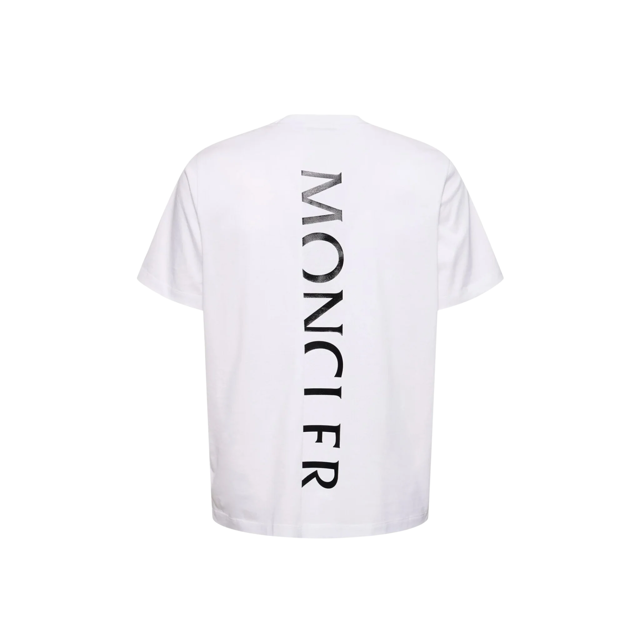 Moncler Logo Cotton T-shirt White - Image 2