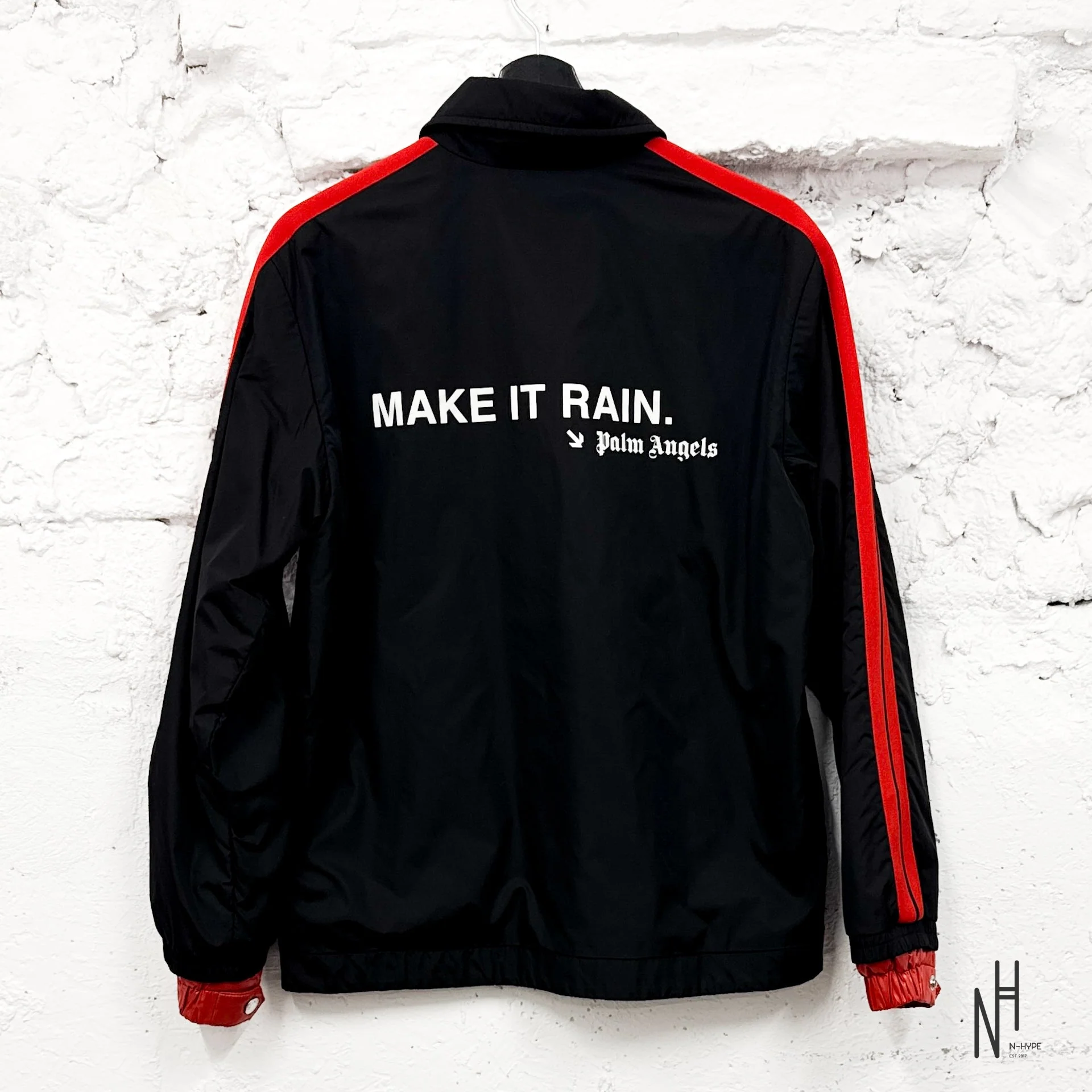 Moncler x Palm Angels Windbreaker Black - Image 2