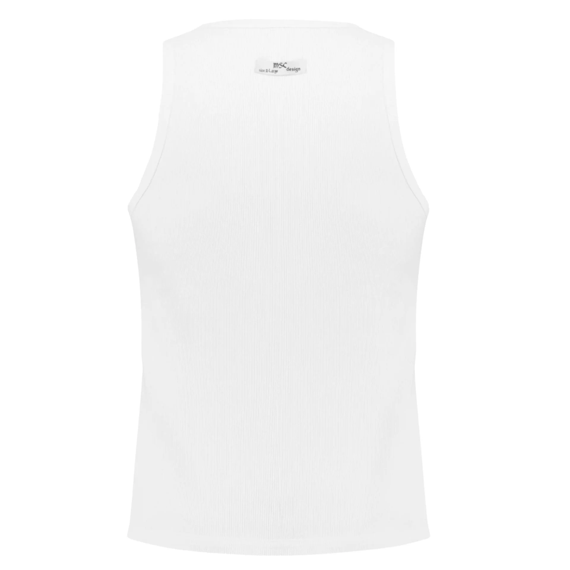 MSC Tank Top Biały - Image 3