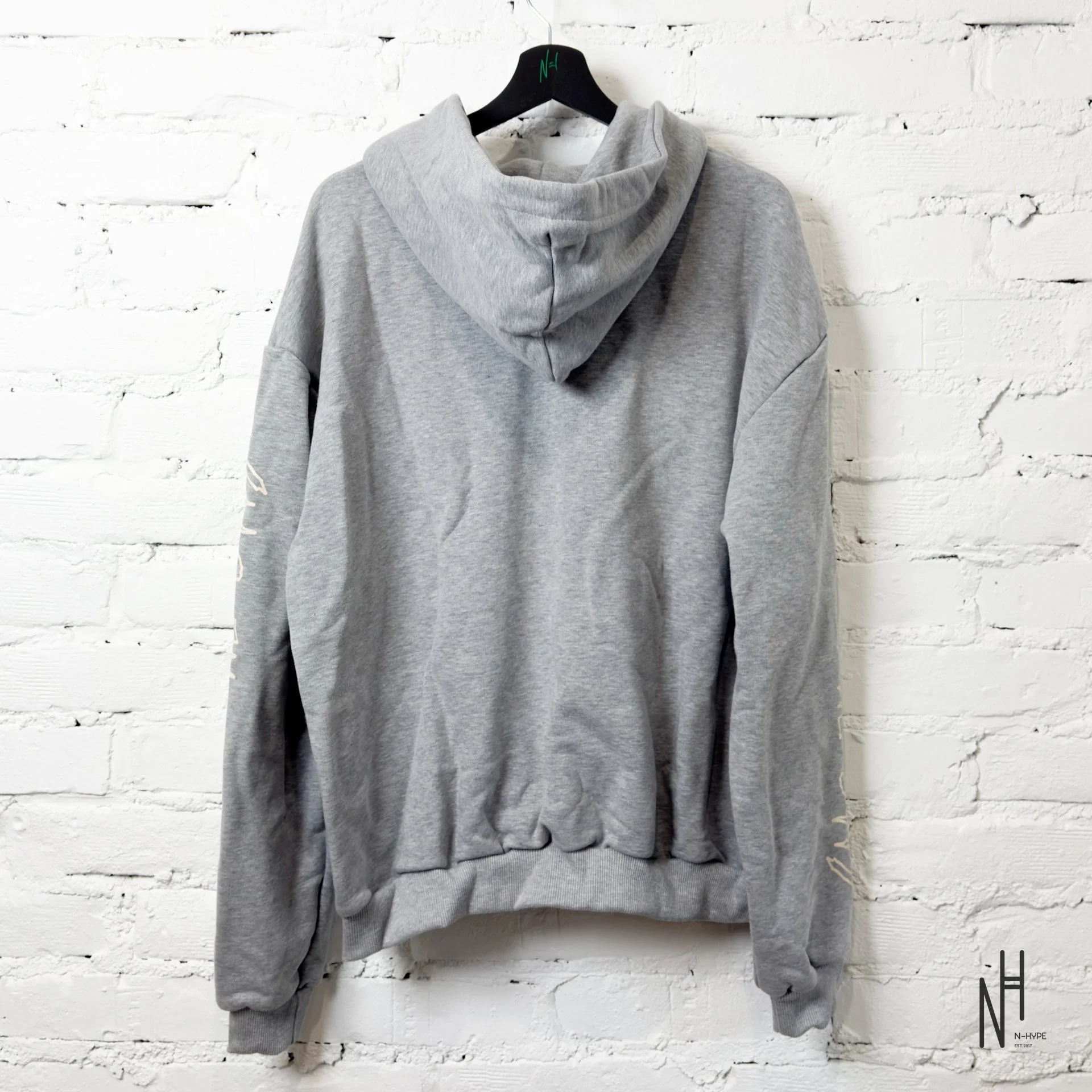 N-HYPE STUDIO 'WE RUN THE CITY' HOODIE GREY - Image 4