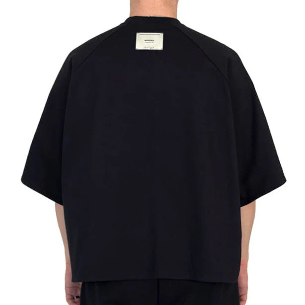 Nawara Raglan Tee Black - Image 4