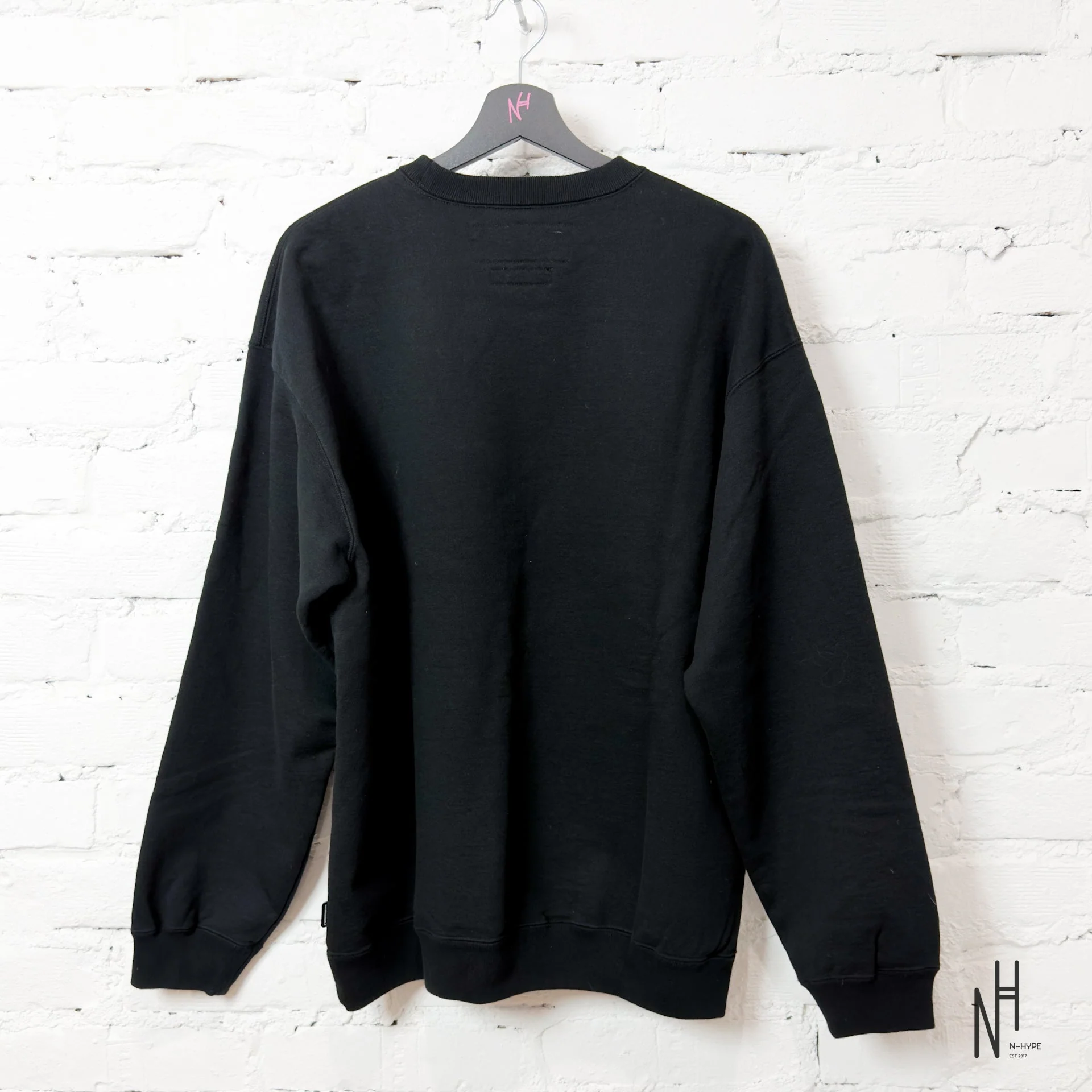 NEIGHBORHOOD NH X YOHJI YAMAMOTO SWEAT SHIRT Long Sleeve Black - Image 2