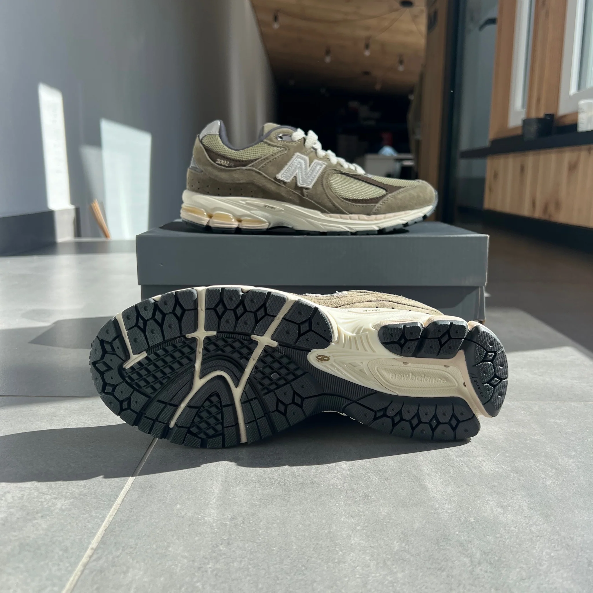 New Balance 2002R Olive Brown - Image 6
