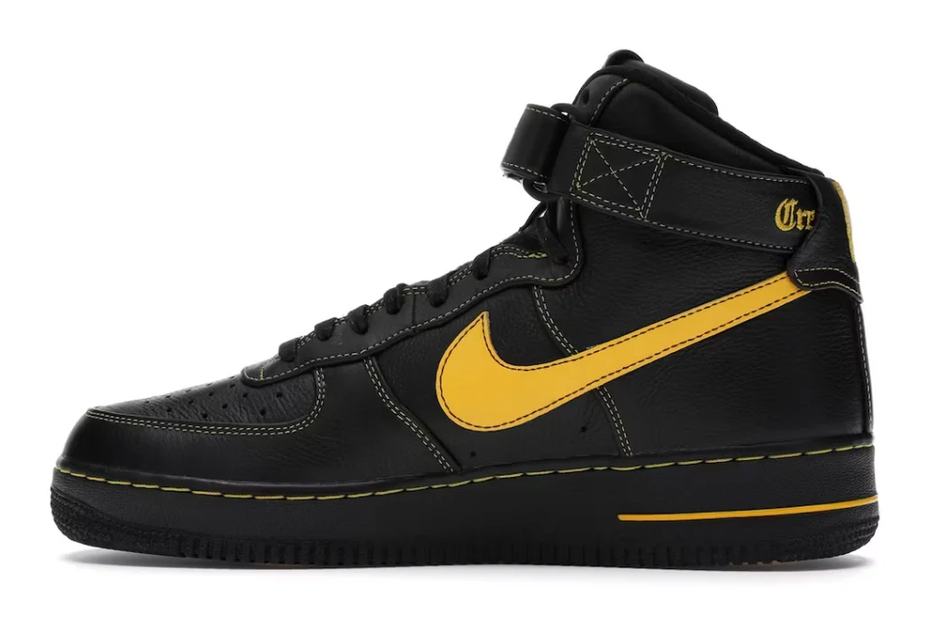 Nike Air Force 1 High Vlone Black University Gold - Image 2