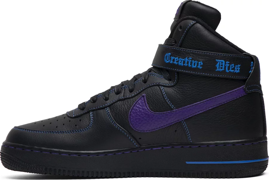 Nike Air Force 1 High x Vlone Black Purple - Image 2