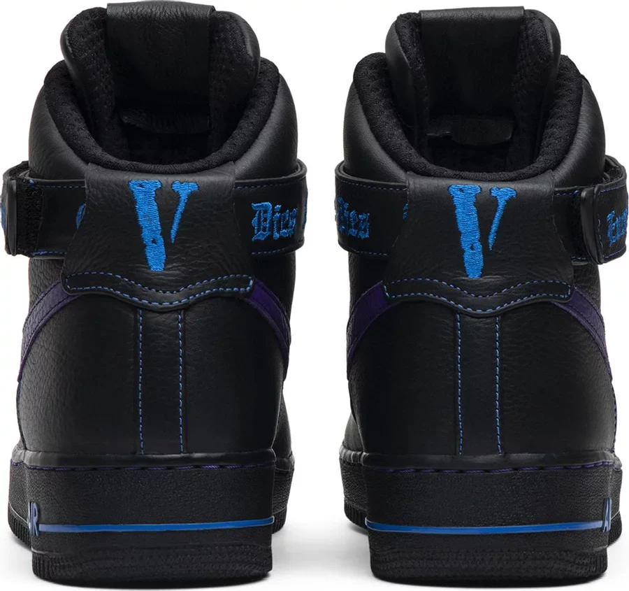 Nike Air Force 1 High x Vlone Black Purple - Image 3