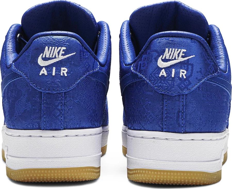 Nike Air Force 1 Low CLOT Blue Silk - Image 3