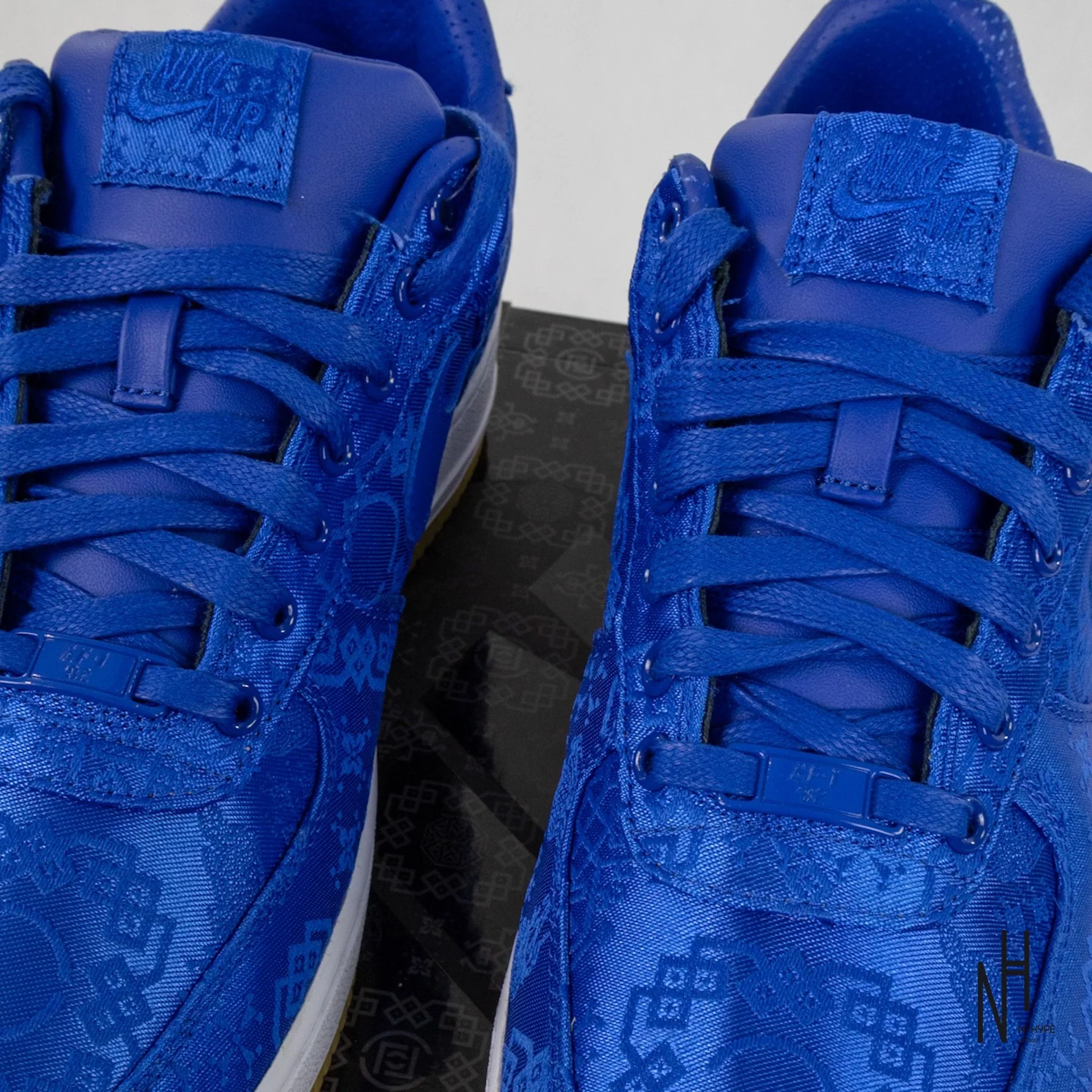 Nike Air Force 1 Low CLOT Blue Silk - Image 7