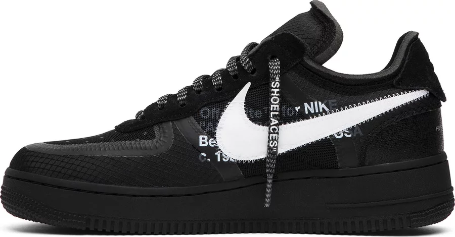 Nike Air Force 1 Low Off-White Black White - Image 2
