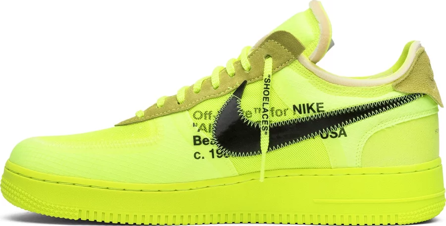 Nike Air Force 1 Low Off-White Volt - Image 2