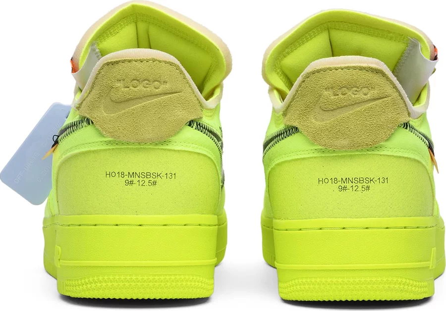 Nike Air Force 1 Low Off-White Volt - Image 3