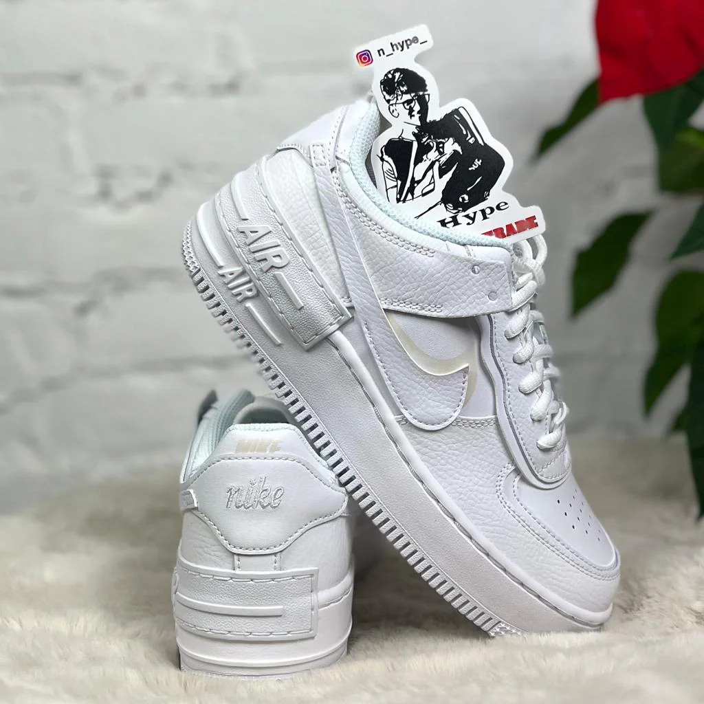 Nike Air Force 1 Low Shadow Triple White (W) - Image 5