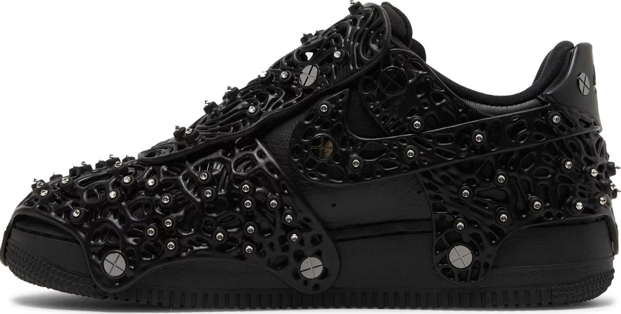 Nike Air Force 1 Low Swarovski Retroreflective Crystals Black (Women's) - Image 2