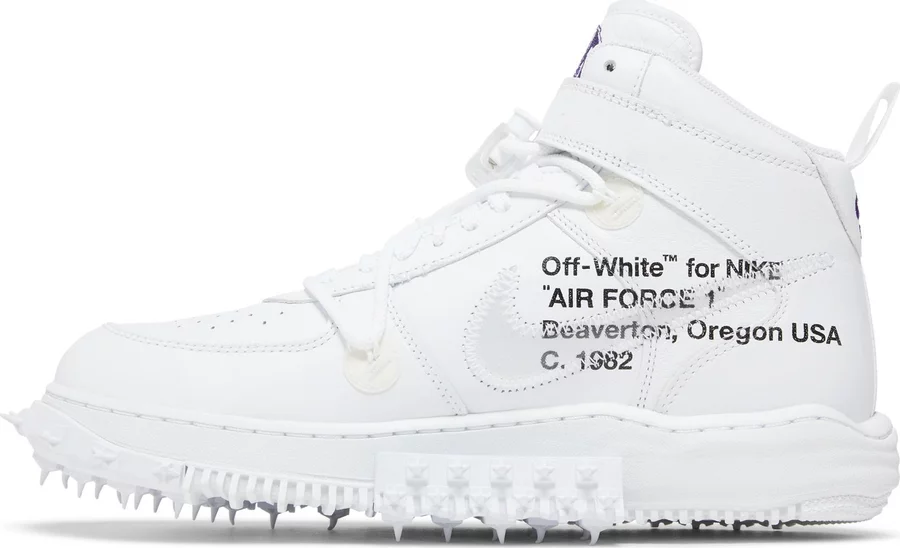 Nike Air Force 1 Mid Off-White Graffiti White - Image 2