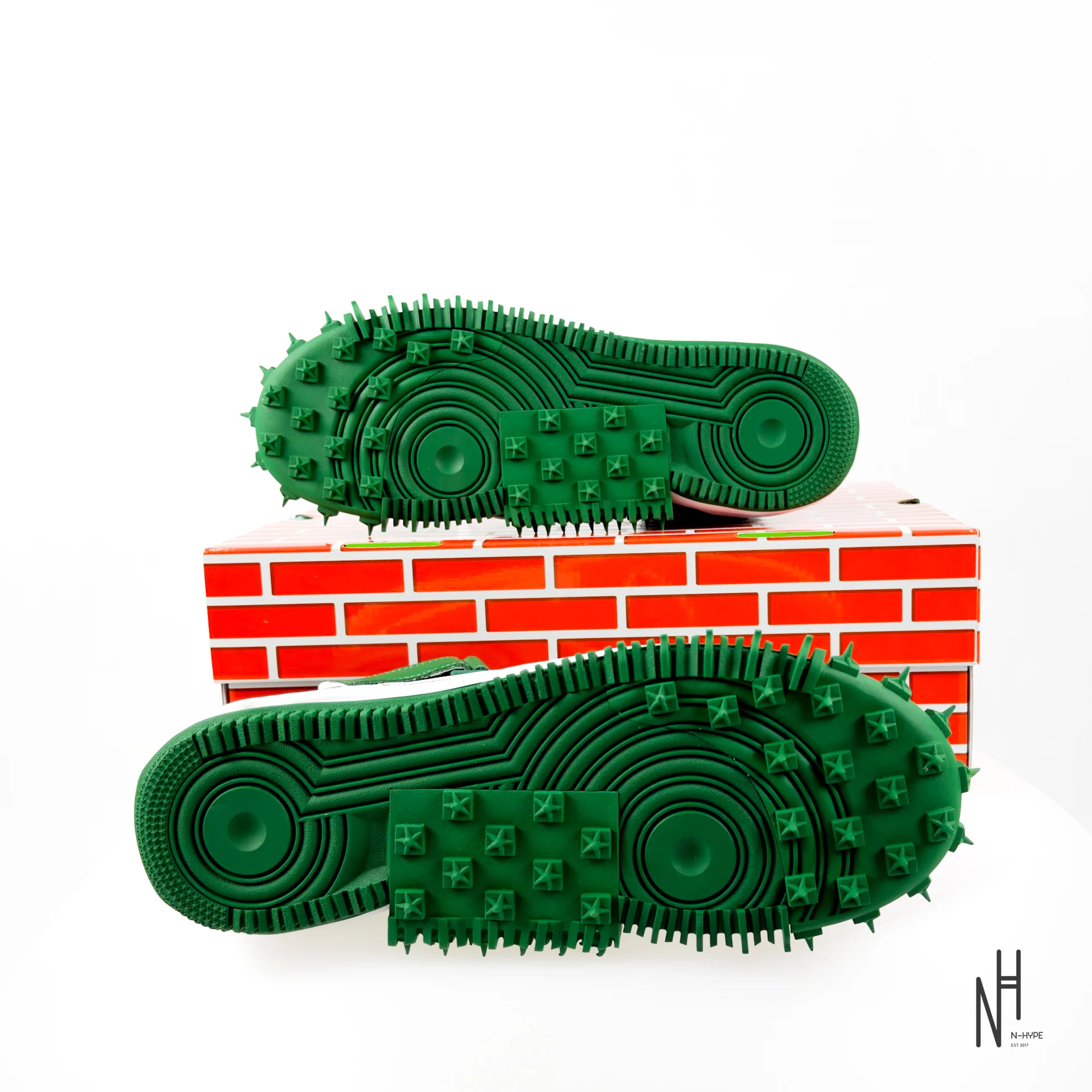 Nike Air Force 1 Mid Off-White Pine Green - Image 10
