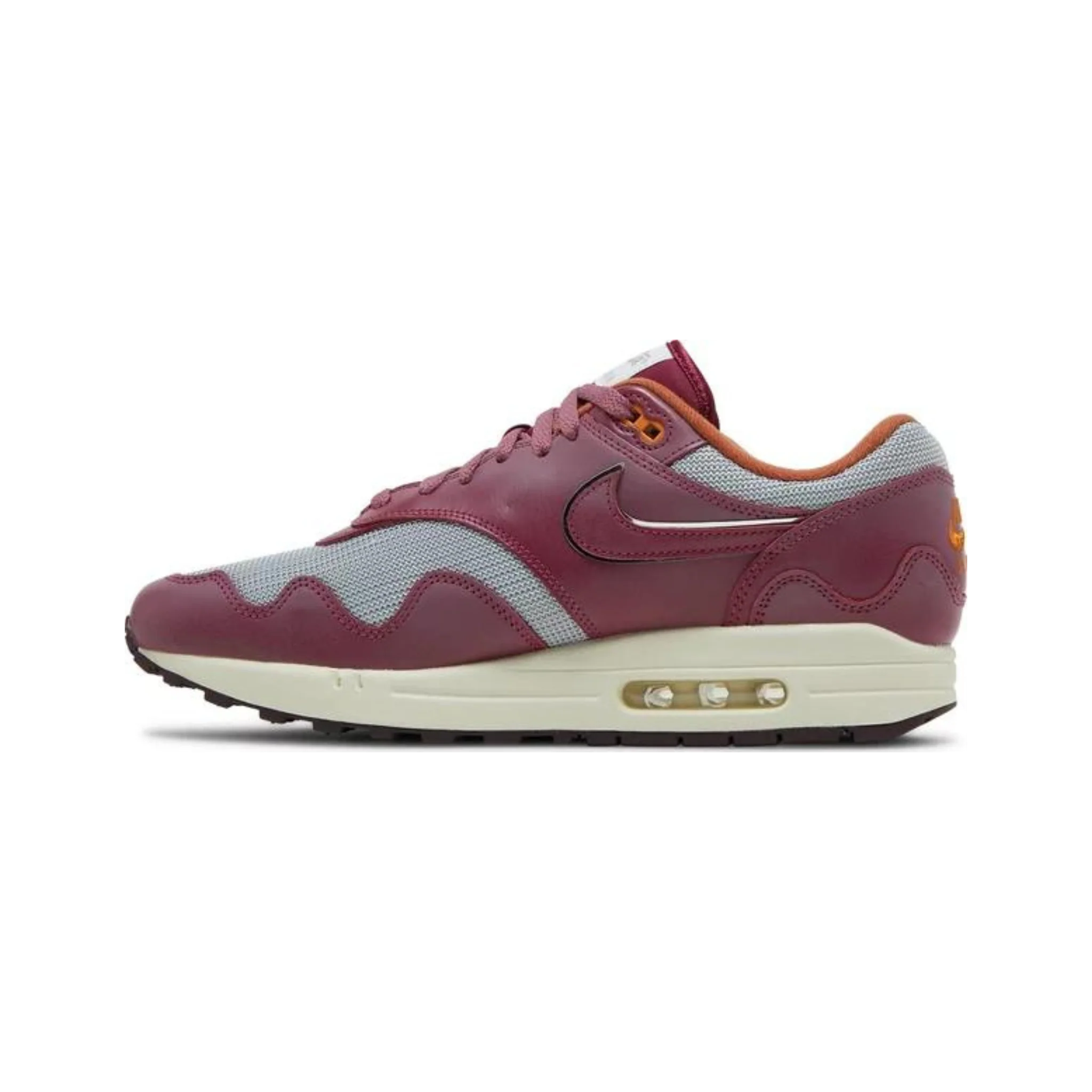 Nike Air Max 1 Patta Waves Rush Maroon (with Bracelet) - Image 2