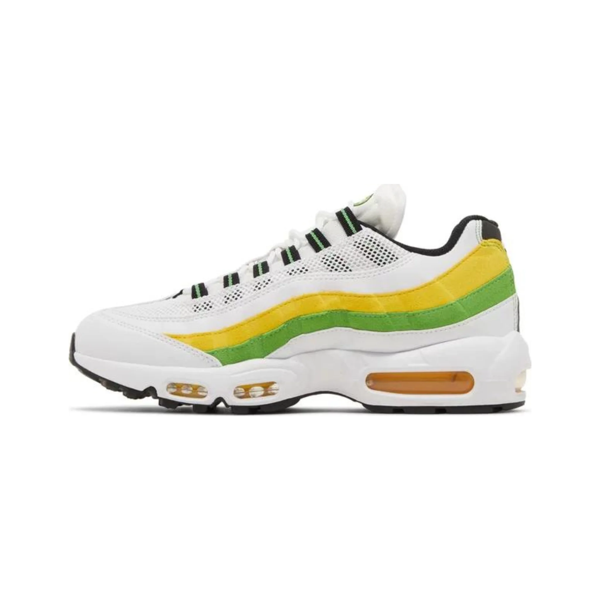 Nike Air Max 95 Essential White Green Apple Tour Yellow - Image 2