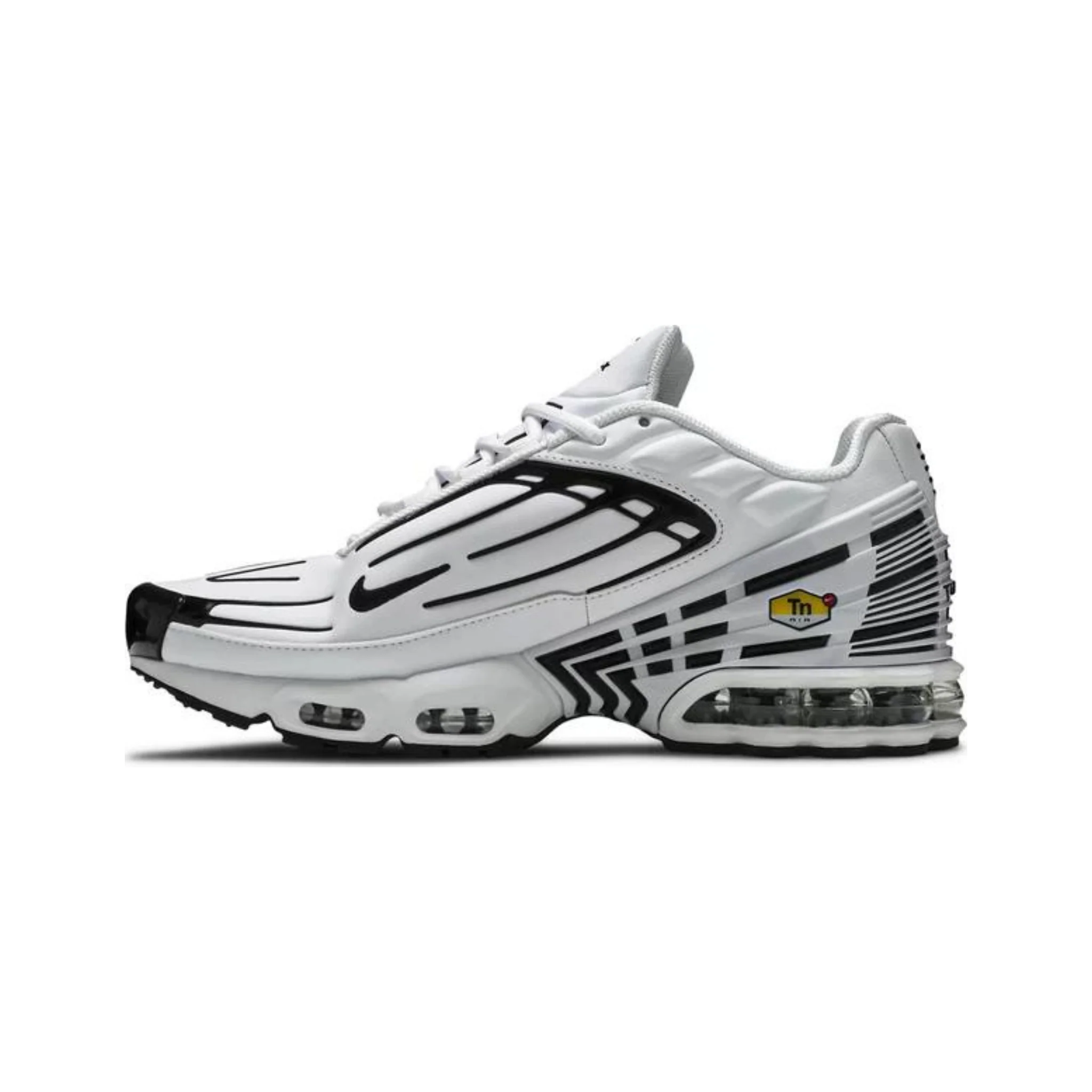 Nike Air Max Plus 3 Leather White Black - Image 2