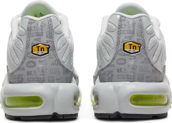 Nike Air Max Plus Platinum Grey Reflective Logos - Image 3