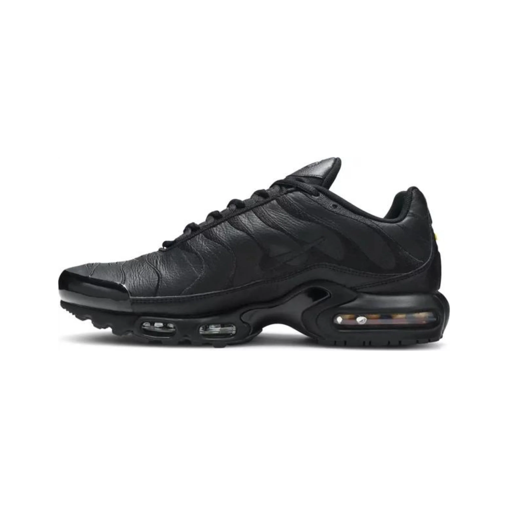 Nike Air Max Plus Triple Black Leather - Image 2
