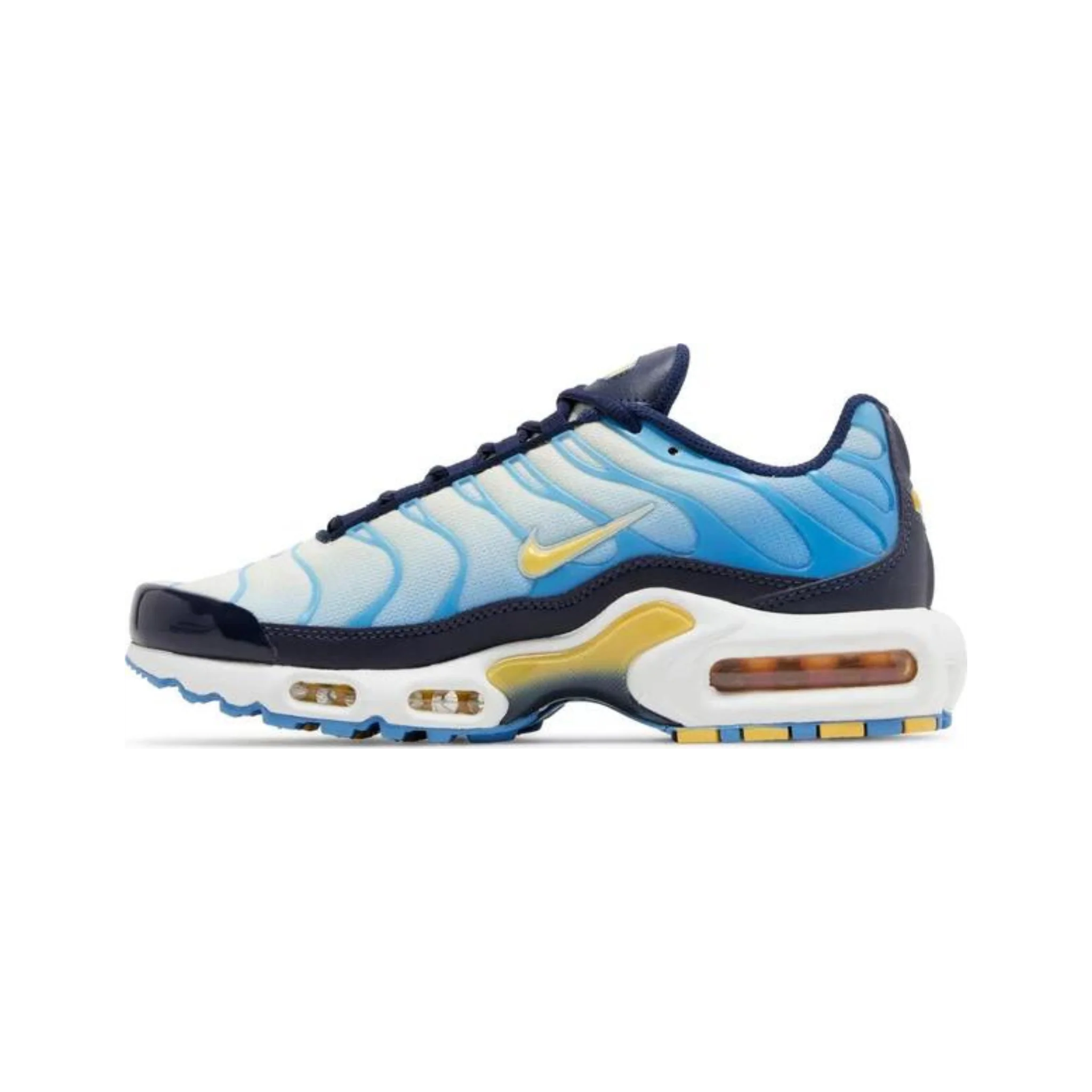 Nike Air Max Plus University Blue Topaz Gold (Women's) - Image 2