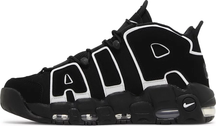 Nike Air More Uptempo 96 Black White (2023) - Image 2
