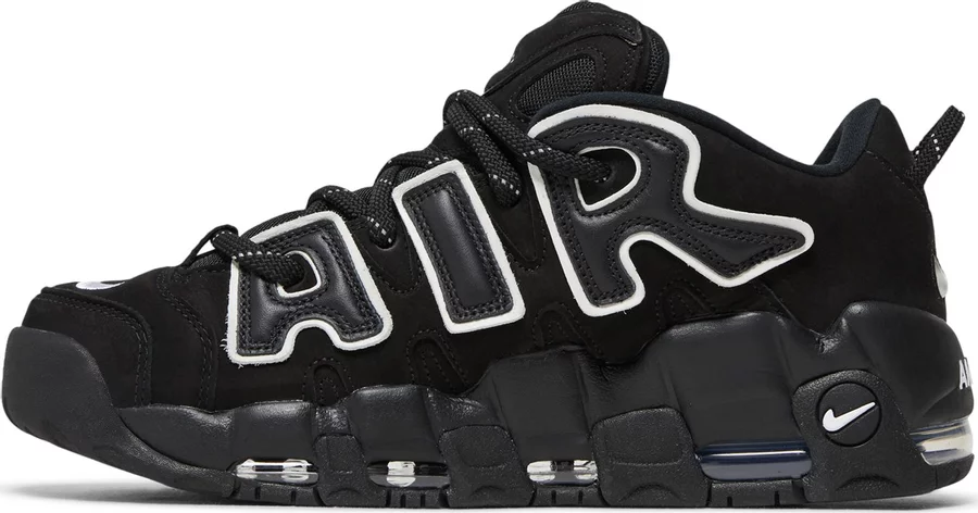 Nike Air More Uptempo Low AMBUSH Black - Image 2