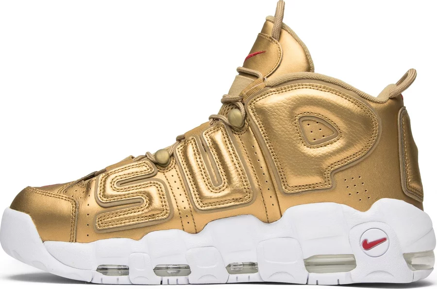 Nike Air More Uptempo Supreme Suptempo Gold - Image 2
