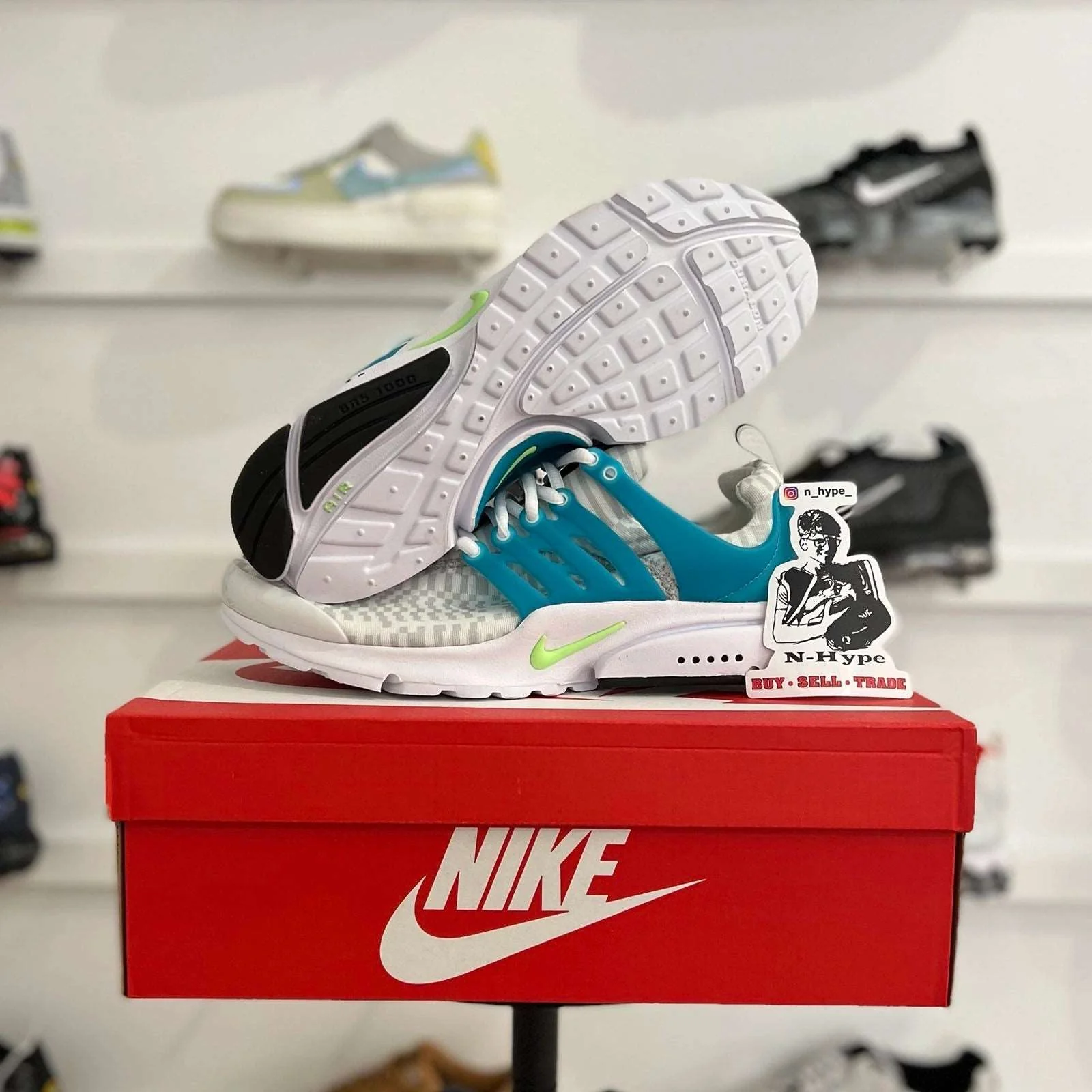 Nike Air Presto Lightning Bolt Pack White Aquamarine - Image 5