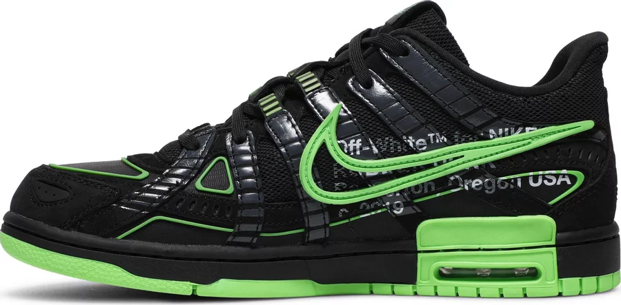 Nike Air Rubber Dunk Off-White Green Strike - Image 2