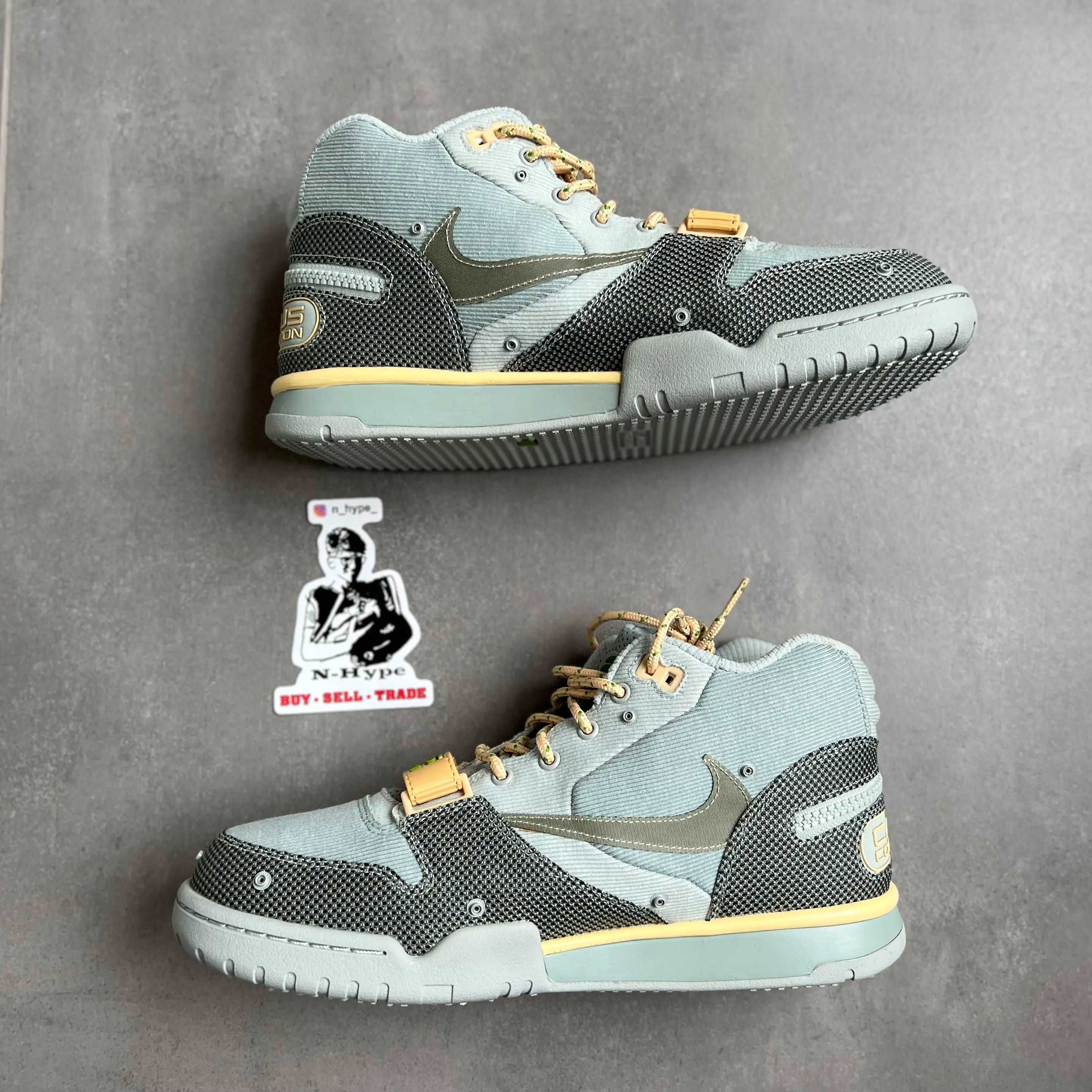 Nike Air Trainer 1 SP Travis Scott Grey Haze - Image 4