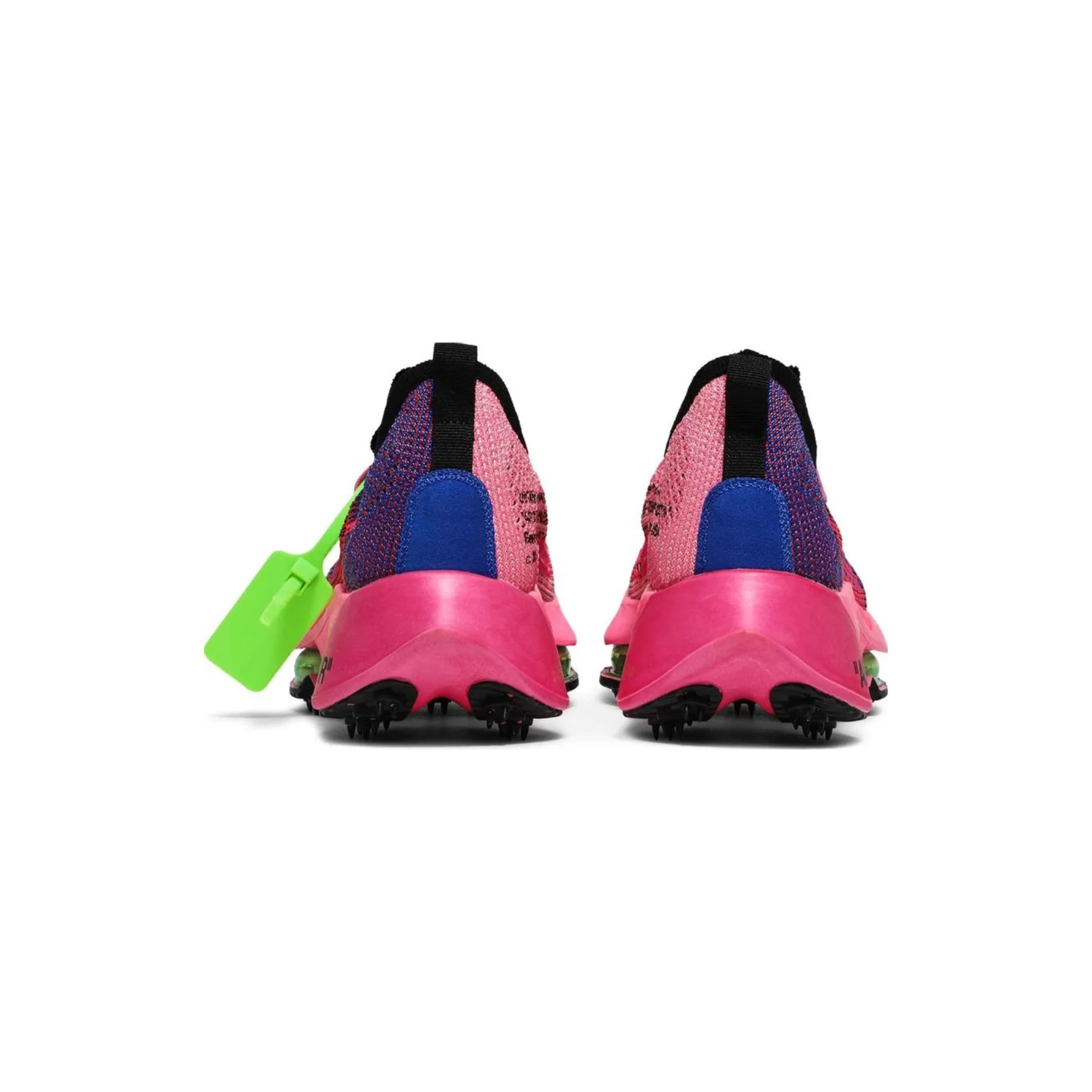 Nike Air Zoom Tempo Next% Flyknit Off-White Racer Blue Pink Glow - Image 3