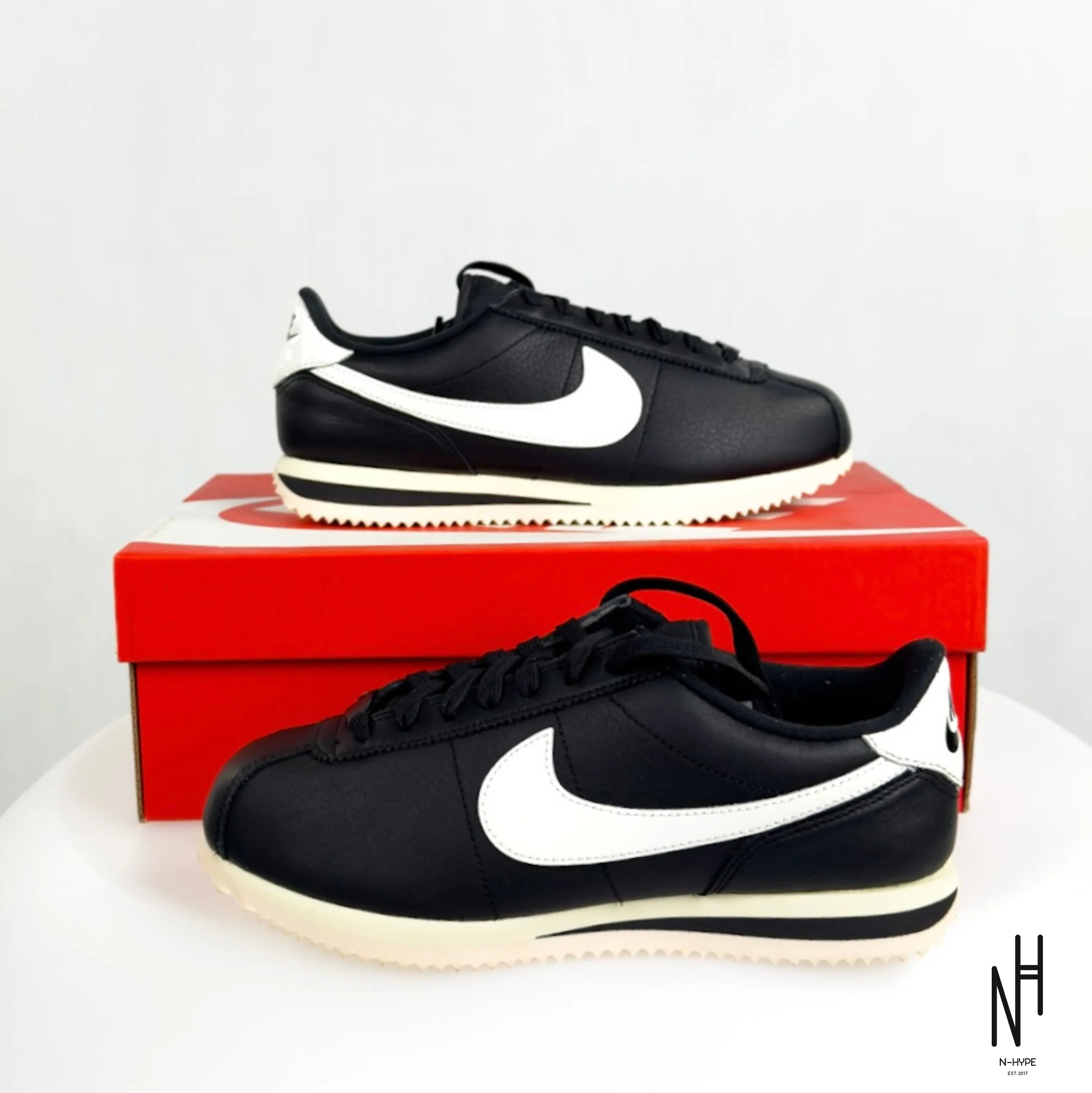 Nike Cortez 23 Premium Black Sail (Women's) - Image 4