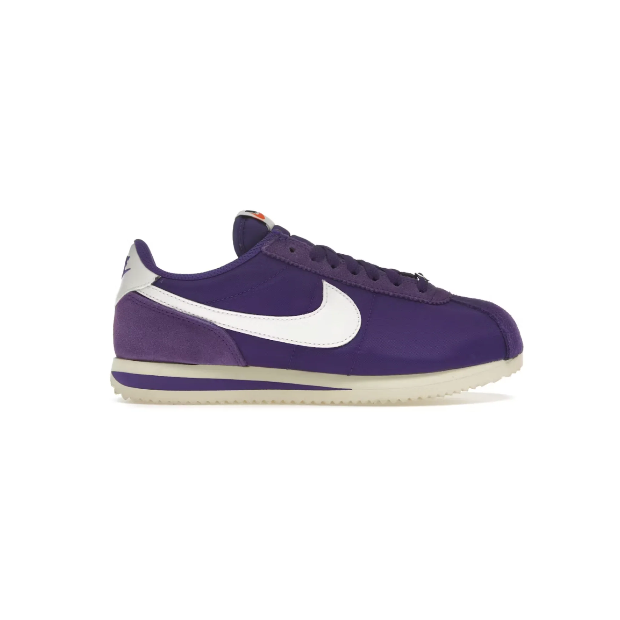 Nike Cortez Textile Field Purple Alabaster Safety Orange Summit White (Women's)