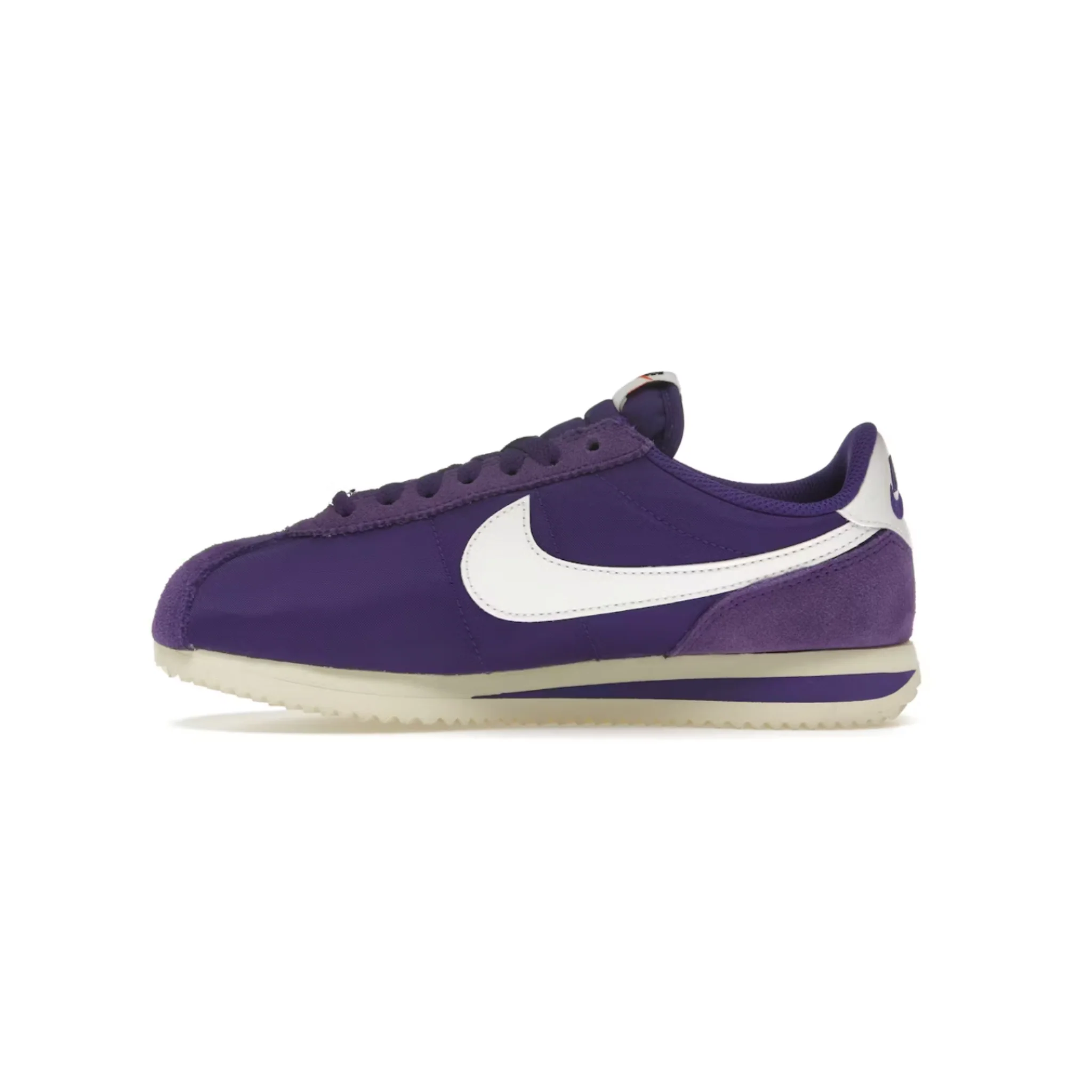 Nike Cortez Textile Field Purple Alabaster Safety Orange Summit White (Women's) - Image 2
