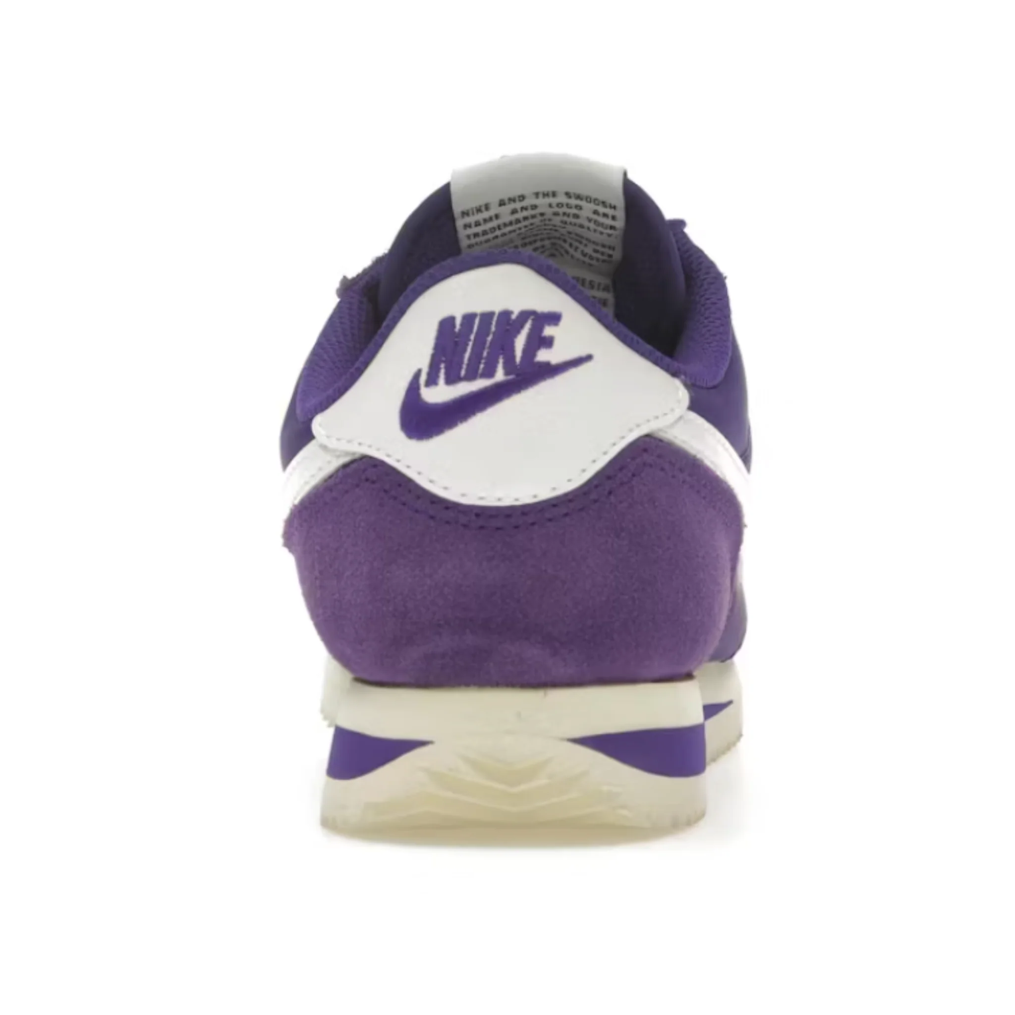 Nike Cortez Textile Field Purple Alabaster Safety Orange Summit White (Women's) - Image 3