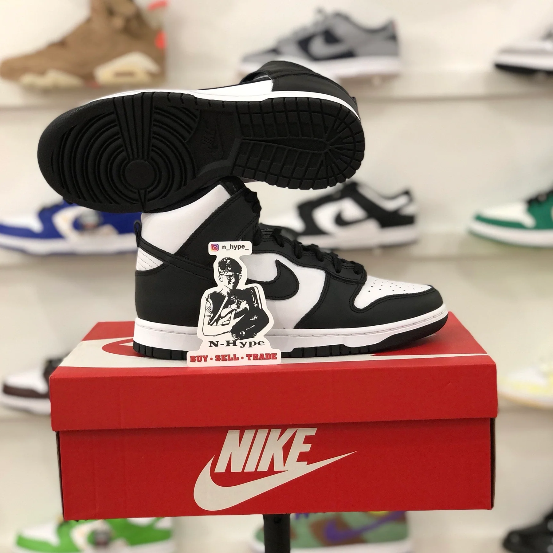Nike Dunk High Panda (2021) (W) - Image 6