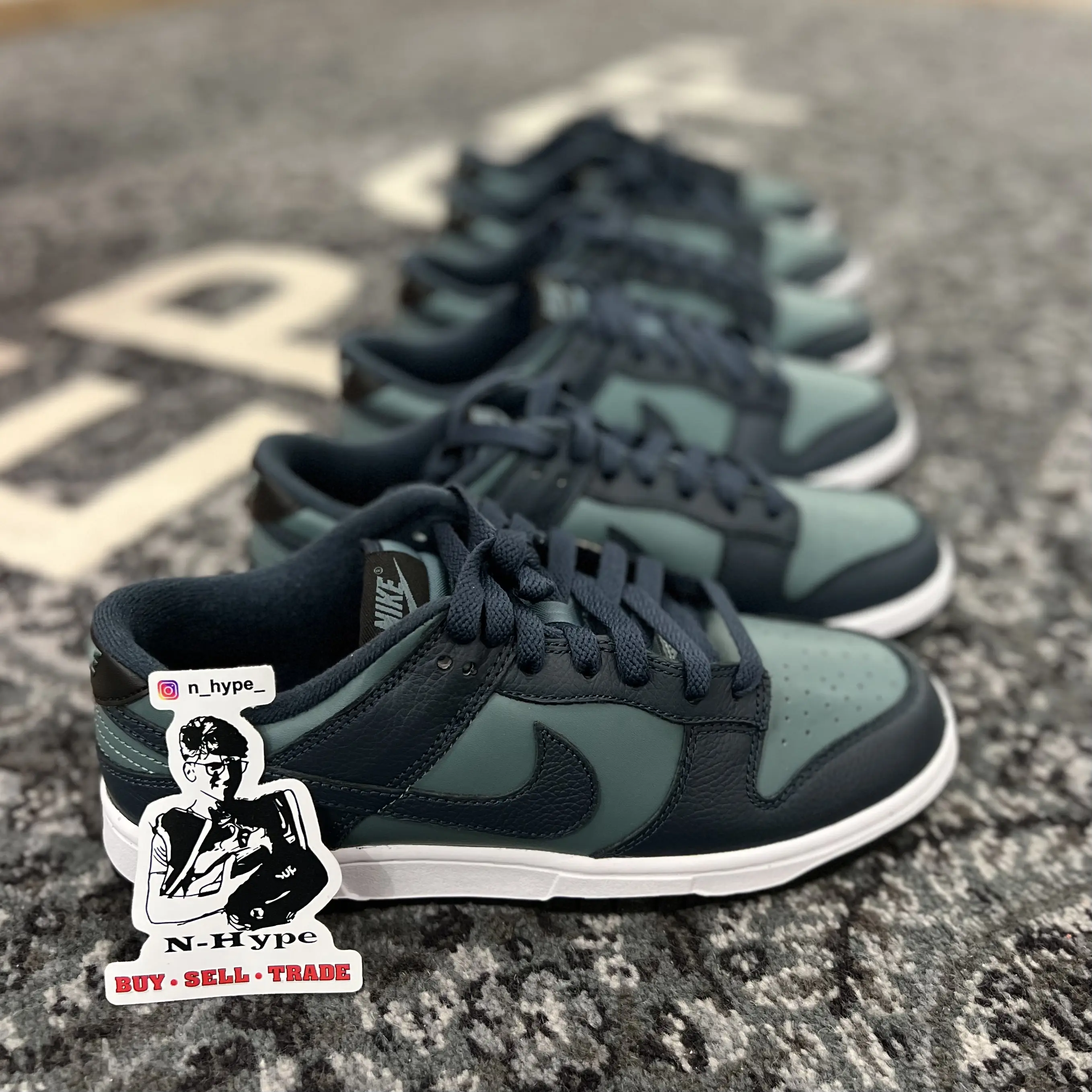 Nike Dunk Low Armory Navy - Image 2