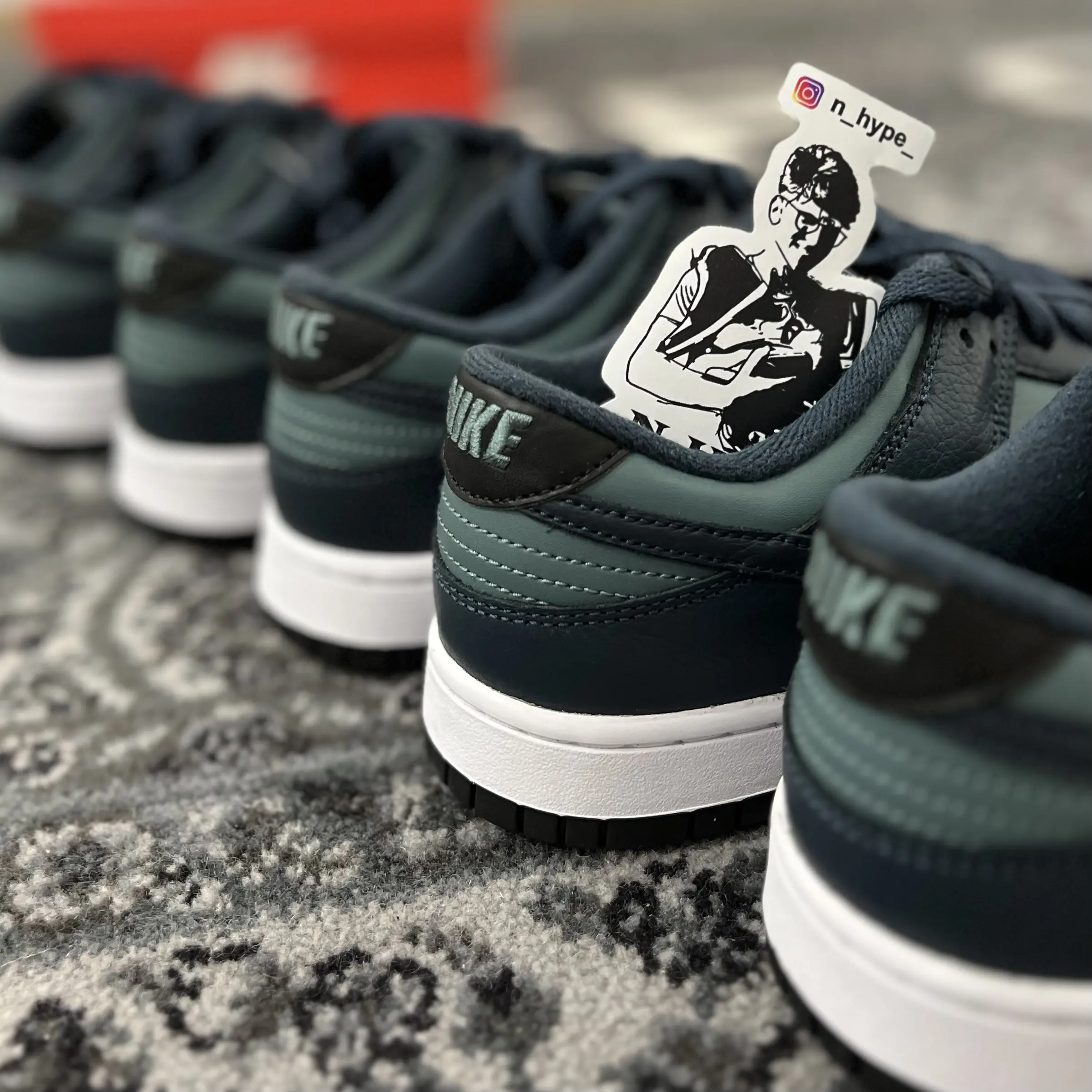 Nike Dunk Low Armory Navy - Image 3