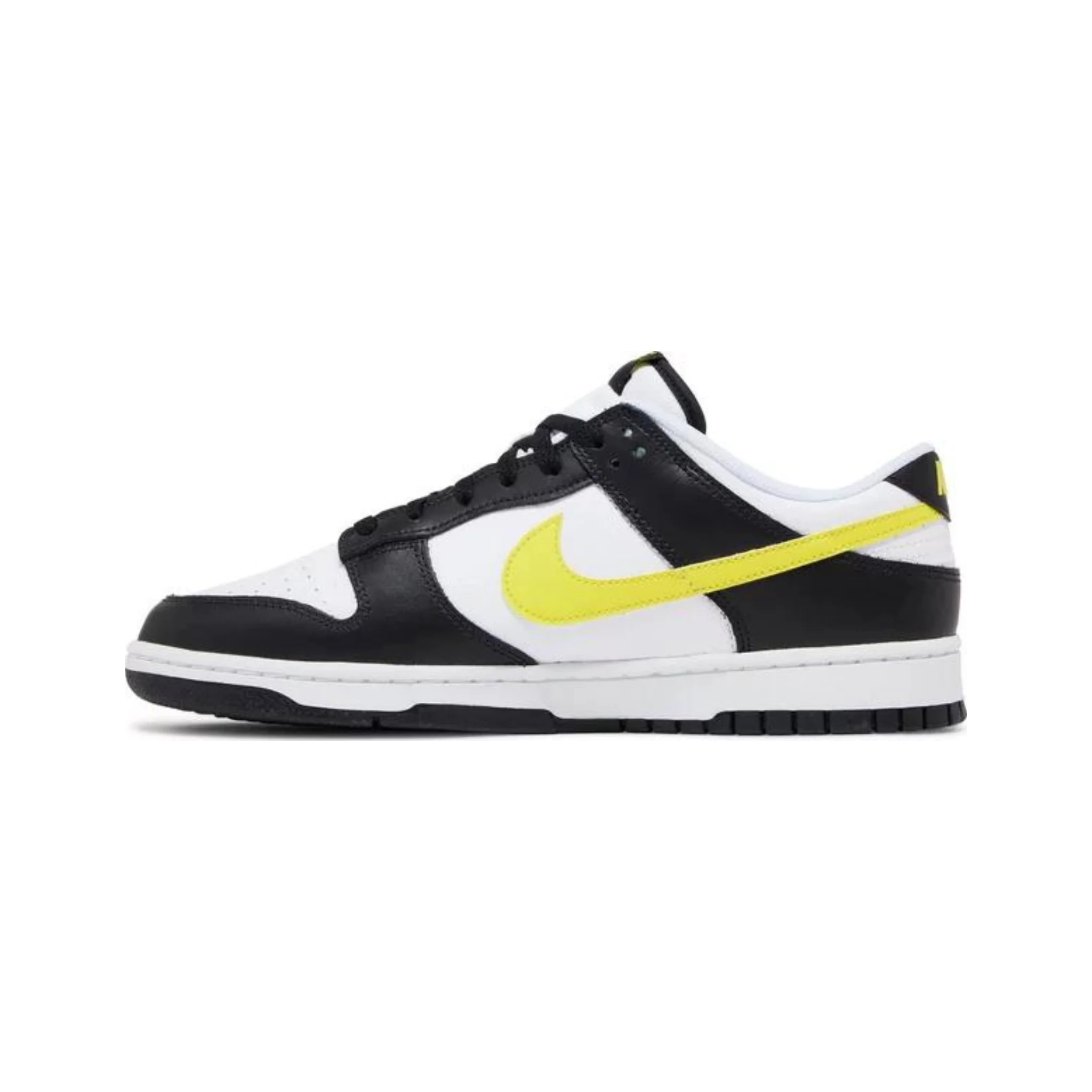 Nike Dunk Low Black Opti Yellow - Image 2
