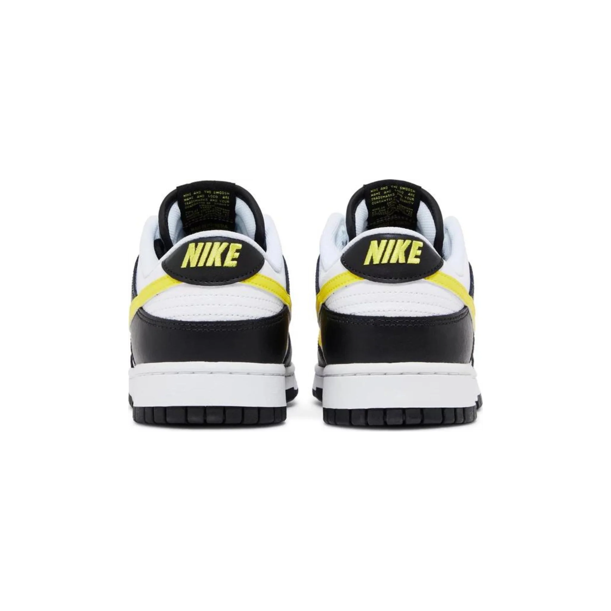 Nike Dunk Low Black Opti Yellow - Image 3