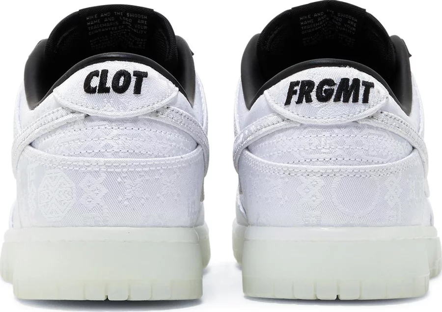 Nike Dunk Low CLOT Fragment White - Image 3