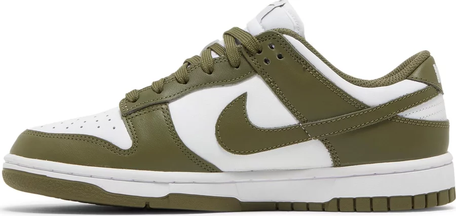 Nike Dunk Low Medium Olive (Women's) - Image 2